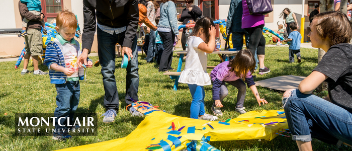 children playing outside 